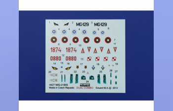 Сборная модель Советский истребитель МИГ-21бис DUAL COMBO