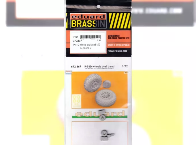 Колеса P-51D Wheels Oval Tread EDUARD