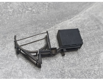 Держатель запасного колеса (ДЗК) Краз-250 с ящиком