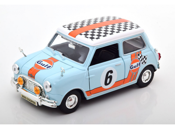 MINI Cooper (1961-1967), hellblau/orange