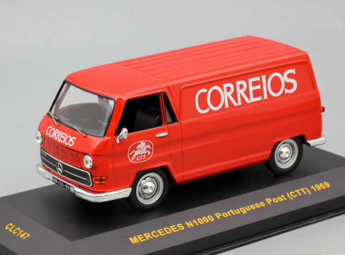 MERCEDES-BENZ N1000 Portuguese Post CTT (1969), red