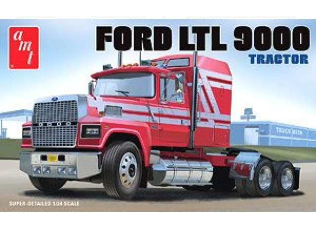 Сборная модель Ford LTL 9000 Semi Tractor, plastic modelkit