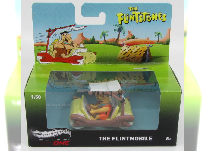 The Flintmobile из сериала "The Flintstones", с фигурками