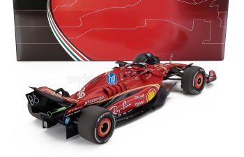 FERRARI F1 Sf-24 Team Scuderia Ferrari №16 Winner Austin Usa Gp (2024) Charles Leclerc - Polyfoam Packaging, Red Black