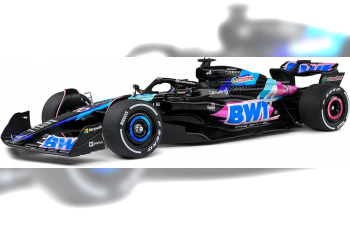 ALPINE F1 A524 Team BWT Alpine №31 Presentation Season Esteban Ocon (2024), Black Blue Pink