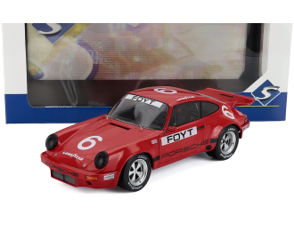 PORSCHE 911 Rs 3.0 Coupe №6 Iroc Daytona (1974) Anthony Joseph Foyt, Red