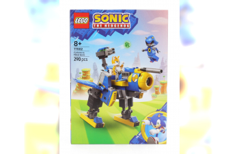 Сборная модель Sonic The Hedgehog - Cyclone Vs Metal Sonic - 290 Pezzi - 290 Pcs, Blue Yellow