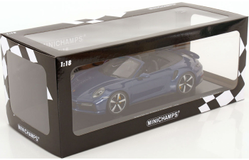 PORSCHE 911 (992) Turbo S Convertible (2020), blue metallic