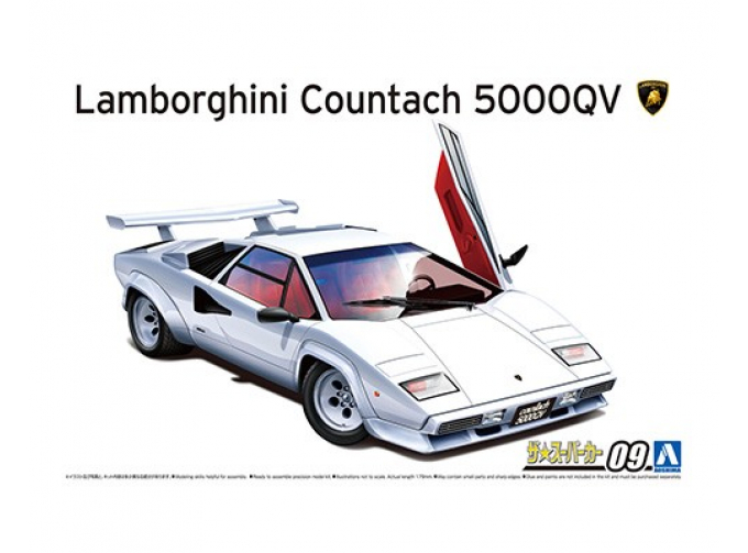 Сборная модель Lamborghini Countach 5000QV