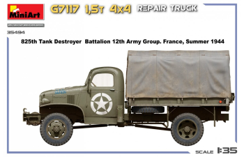 Сборная модель CHEVROLET G7117 4x4 Truck Military 1955