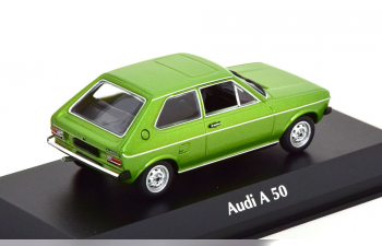 AUDI 50 (1975), green metallic