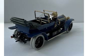 Delaunay-Belleville 40\45 CV Kellner фаэтон 1912 год. (тент сложен), темно-синий