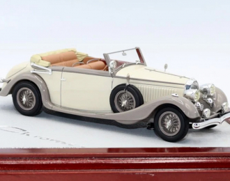 Bugatti 57274 Cabriolet Van Vooren 1935, Beige/Maroon