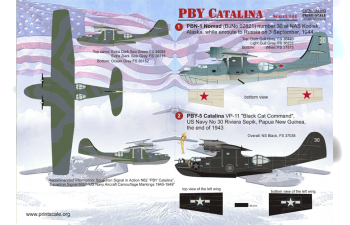 PBY Catalina Wet decal