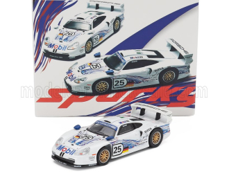 PORSCHE Set 2x 911 3.2l Gt1 Evo Team Porsche Ag №25 24h Le Mans (1997) Hans Joachim Stuck - Thierry Boutsen - Bob Wollek + №26 24h Le Mans (1997) Ralf Kelleners - Emmanuel Collard - Yannick Dalmas, White