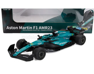 ASTON MARTIN F1 Amr23 Team Aramco Cognizant №14 Season (2023) Fernando Alonso, Green Black