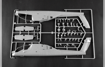 Сборная модель Американский вертолёт AH-64A Apache