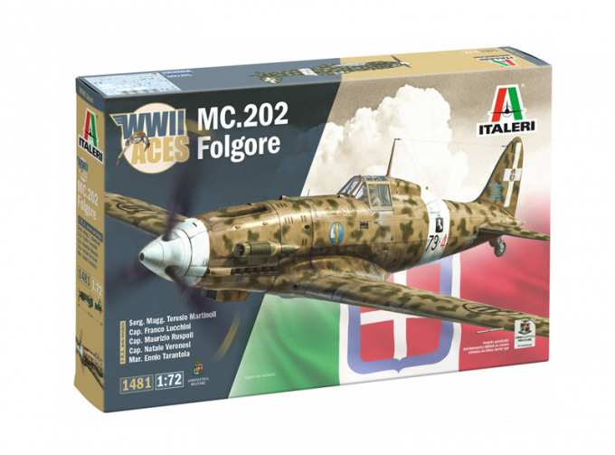 Сборная модель MACCHI Mc.202 Folgore Wwii - Italian Army 1940 