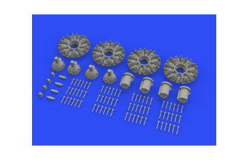 Набор дополнений к модели B-17G двигатели
