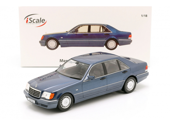 Mercedes-Benz S500 1994 W140 синий металлик