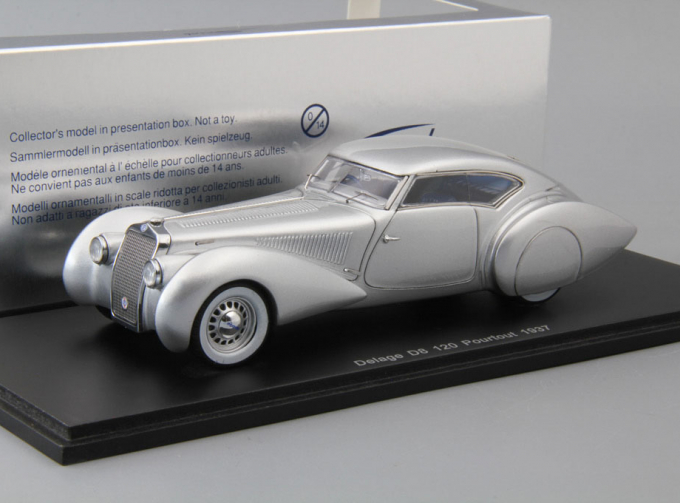 DELAGE D8 120 Pourtout 1937, silver