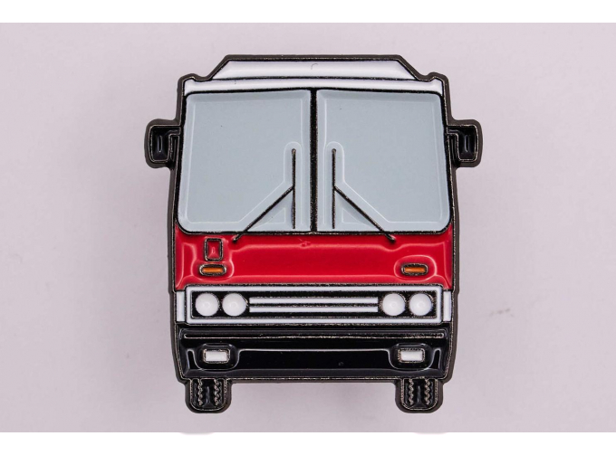 Значок "IKARUS 256", красный