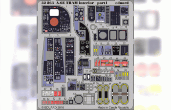 Фототравление для A-6E TRAM interior