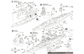 Сборная модель Линкор IJN BATTLESHIP ISE