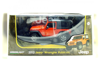 JEEP Wrangler Rubicon Softtop 2012, красный