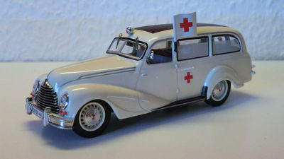 EMW 340-4 Sanitätskraftwagen, серия грузовиков от Atlas Verlag, белый