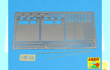 Фототравление для Rear fenders for Tiger I, Ausf.E – (Late version)