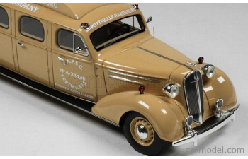 CHEVROLET Limousine Capitol Autobus Company Pottsville Pinegrove Harrisburg (1936), beige