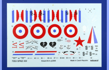 Сборная модель Самолет Spad XIII поздняя версия (ProfiPack)