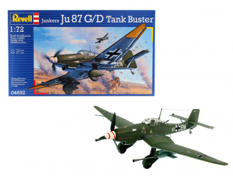 Сборная модель Немецкий штурмовой самолет Junkers Ju-87 G-2