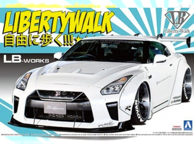 Сборная модель LB WORKS R35 GT-R VERSION 1.5