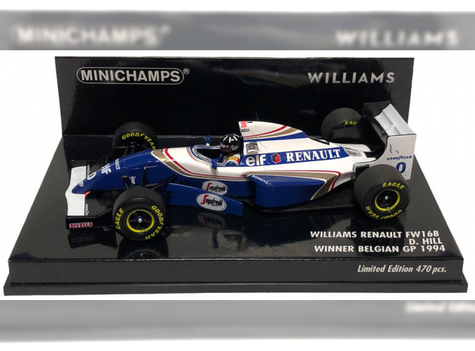 Williams Renault FW16B  Damon Hill  Winner SPA 1994