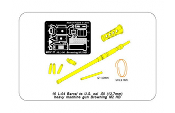 Barrel for U.S machine gun cal .50  Browning M2 HB