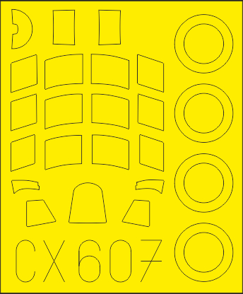 Маска окрасочная Hurricane Mk. IIc