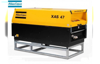 Сборная модель Компрессор Atlas Copco XAS 47 (открытый на ферме)