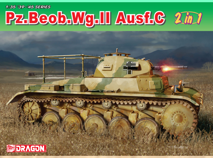 Сборная модель Германский танк Pz.Beob.Wg.II Ausf.A-C