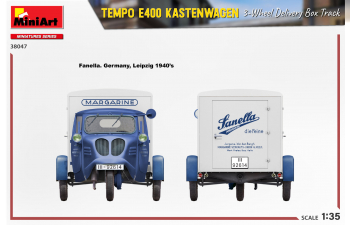 Сборная модель TEMPO E400 VAN KASTENWAGEN 3-WHEELS 1