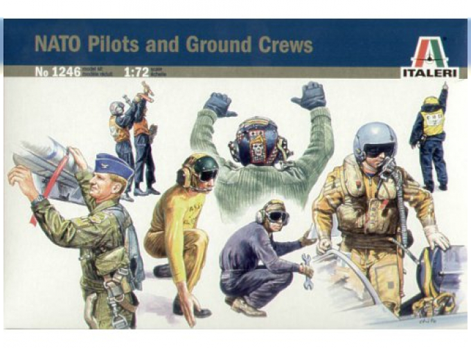 Сборная модель Солдаты NATO PILOTS AND GROUND CREW