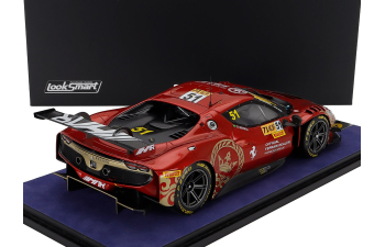 FERRARI 296 Gt3 3.0l Turbo V6 Team Harmony Racing №51 Macau Gp Fia Gt World Cup (2024) Daniel Gardano Serra, Red