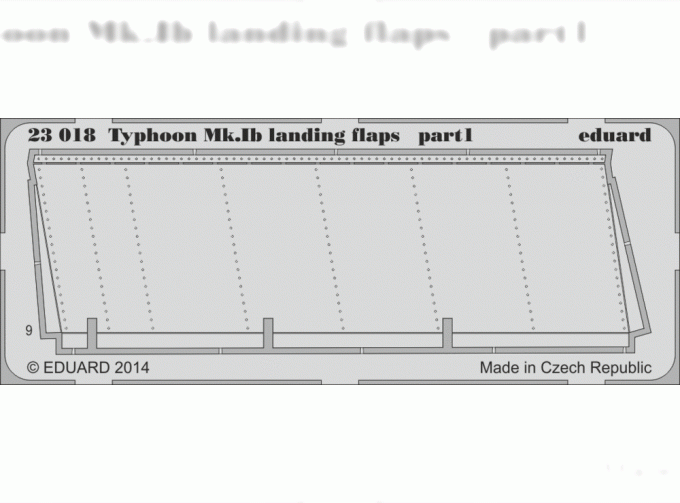 Фототравление для Typhoon Mk. Ib landing flaps