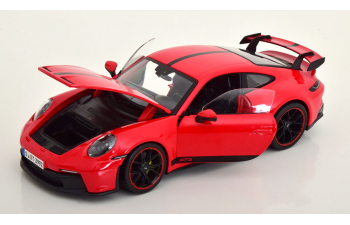 PORSCHE 911 (992) GT3 (2022), red black