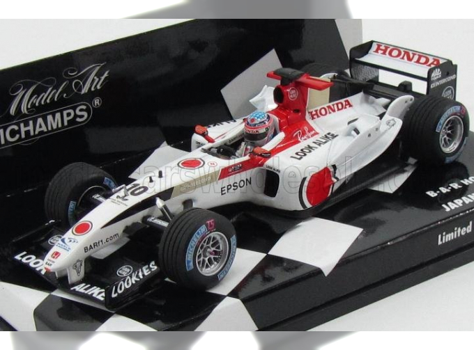 BAR F1 006 Honda N 10 Gp Japan 2004 T.sato, White Red