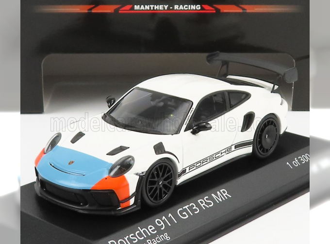 PORSCHE 911 991-2 Gt3 Rs Mr Team Manthey Racing 2020, White Light Blue