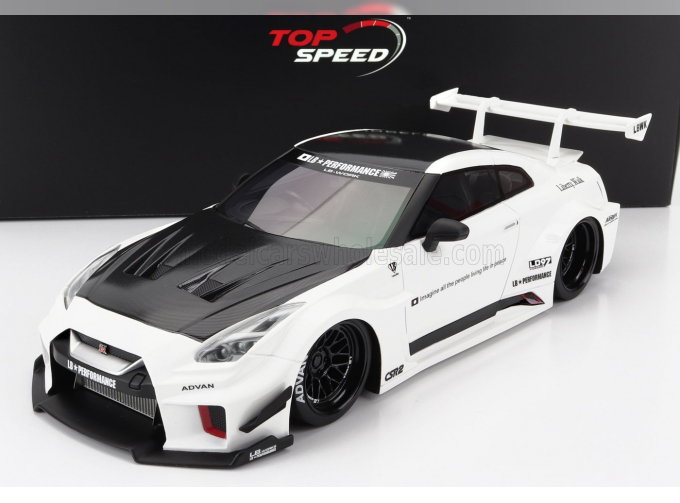 NISSAN 35gt-rr Version-2 Lb-silhouette Works (2020), White Black