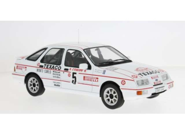 Ford Sierra XR 4x4 #5 S.Blomqvist/B.Berglund Rally WM Rally Monte Carlo 1987, white / red