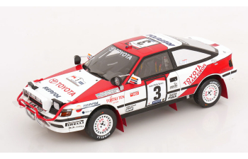 TOYOTA Celica ST165 Gr.A RAC Rally with Mercedes transporter (1990)